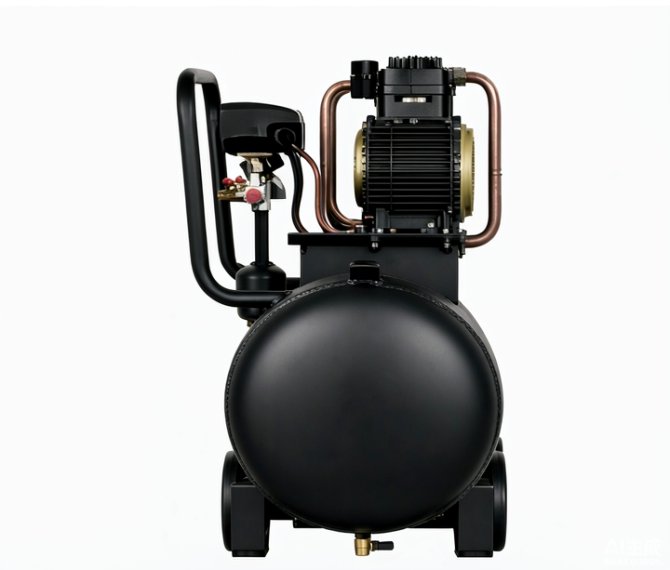 Silent oil-free air compressor