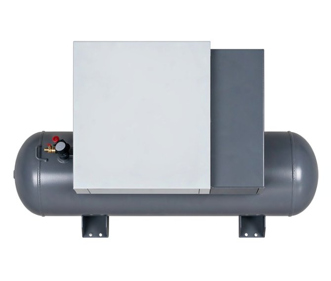 Permanent-magnet single-stage screw compressor