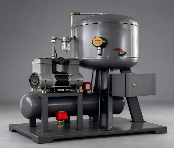 Oil-free vacuum pump (Double-tank type)
