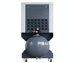 Permanent-magnet single-stage screw compressor