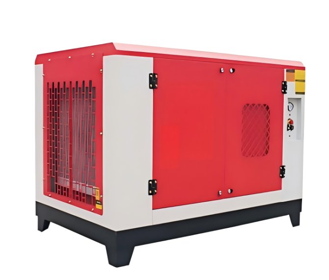 Screw-type air compressor for coal mines
