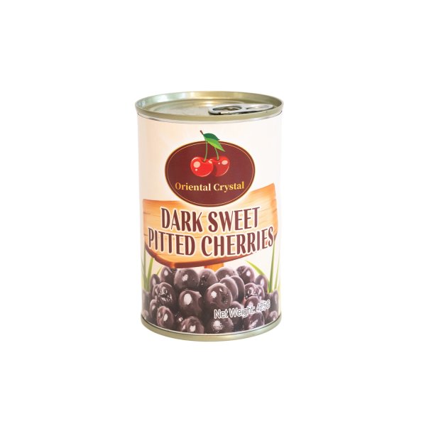 Canned dark sweet pitted cherries 15oz