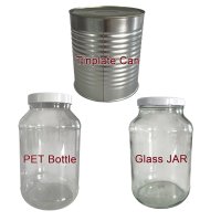  Glass jar/PET bottle/Tinplate can