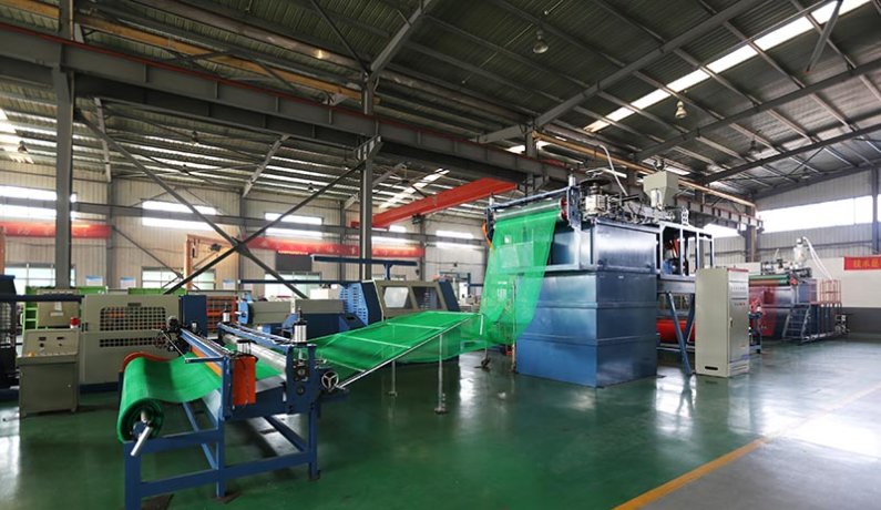 Plastic Flat Net Extruder | One-step Forming Flat Net Production Line, Multi-scenario Multi-purpose Net