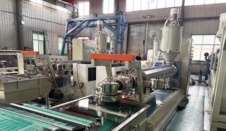 Ropenet Flax Flat Yarn Extrusion & Stretching Line