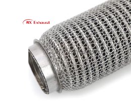 custom exhaust flexible pipe with outer wire mesh for car exhaust system