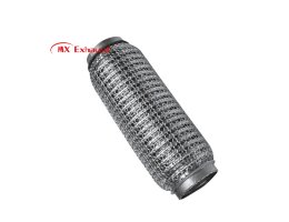 durable stainless steel braided flex pipe for exhaust vibration absorption