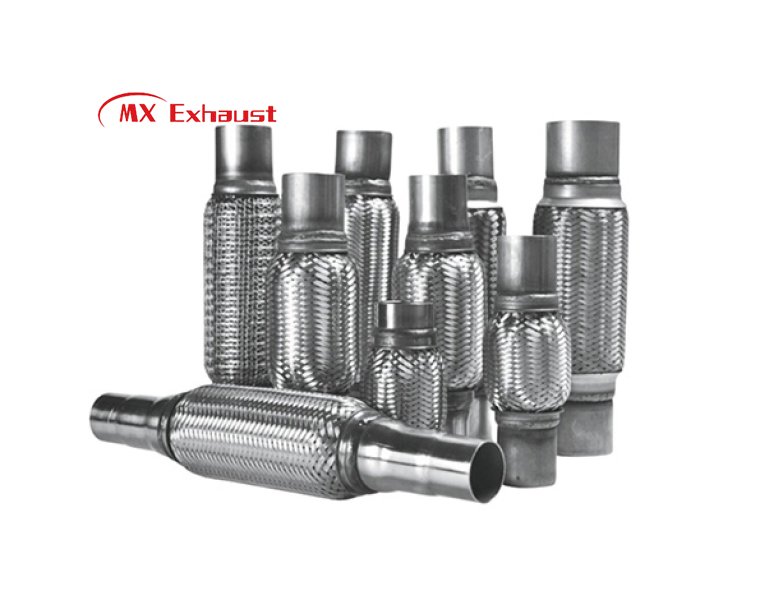 Tubo de escape flexível com niple