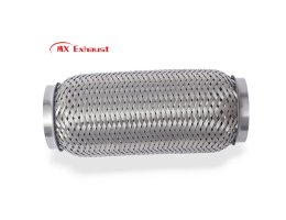 custom exhaust flexible pipe with inlet outlet sizes 2 to 3 inch