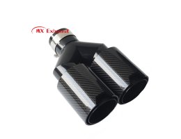 forged finish exhaust tip for BMW