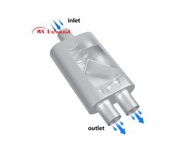 Customizable Aluminized Chamber Muffler
