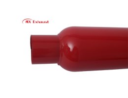 aftermarket red resonator deep sound exhaust performance upgrade