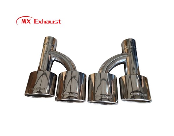 benz dual exhaust tip stainless steel 304 mirror polished exhaust tip