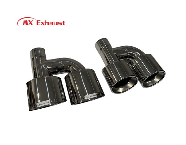car and truck dual exhaust tip stainless steel polished tail pipe tip