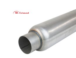 universal exhaust resonator 2.5 inch inlet 3 inch outlet detail