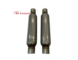 aftermarket stainless steel resonator deep sound exhaust upgrade