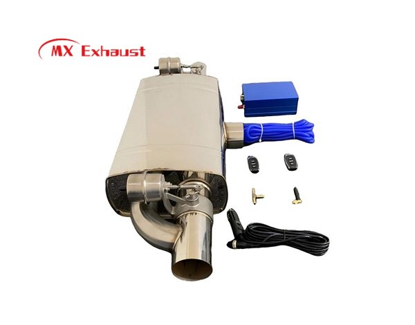 aftermarket t shape valve muffler sound control exhaust upgrade