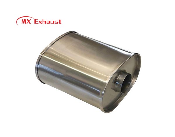 custom dual outlet exhaust muffler ss409 for automotive systems