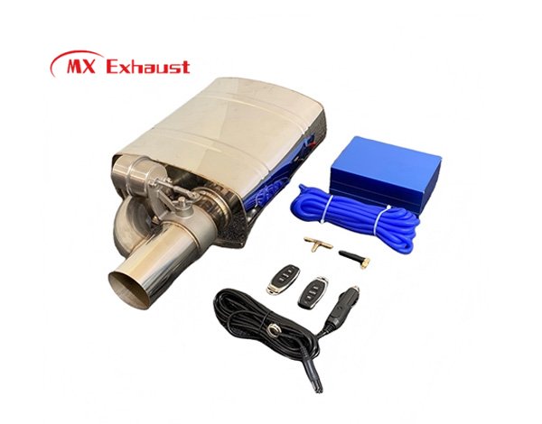performance exhaust muffler pneumatic valve remote control system