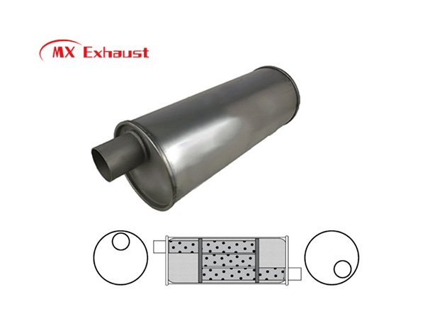 Aluminized Steel Silence Muffler for Affordable Performance