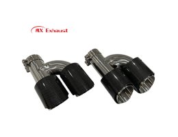 premium stainless steel carbon exhaust tip