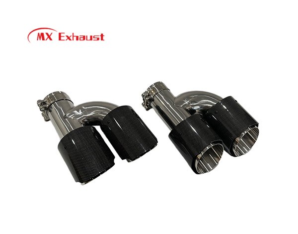 premium stainless steel carbon exhaust tip