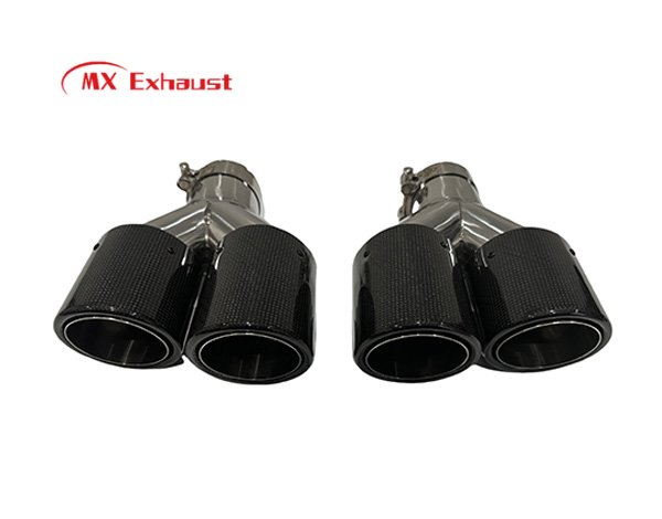 high-performance rolled exhaust tip for cars