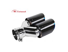 burnt blue exhaust tip for universal vehicles