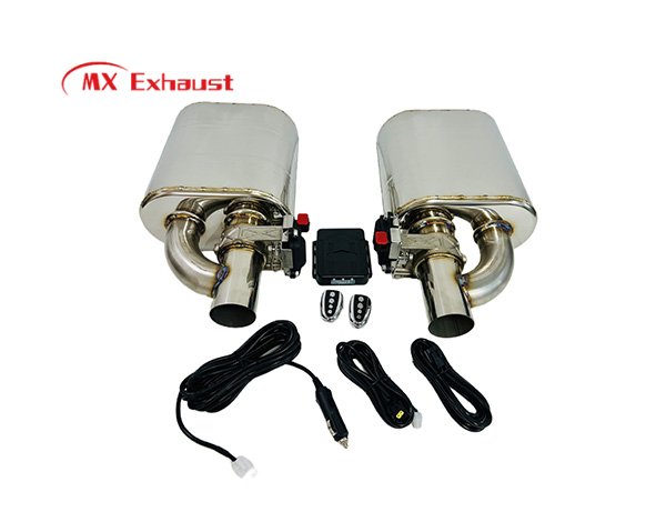 performance exhaust muffler electric valve remote control system