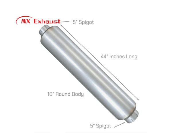 Straight Through Muffler for Trucks