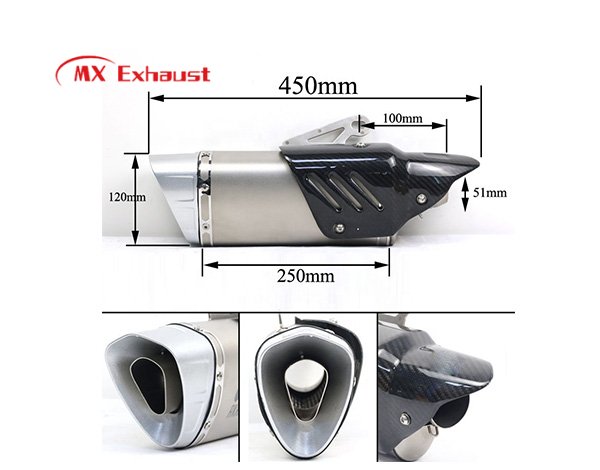 Motorcycle Heat Shield Muffler