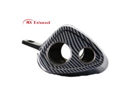 Double Hole Motorcycle Muffler