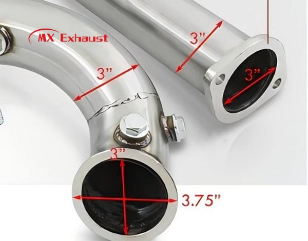 Stainless Steel Exhaust Downpipe for Lexus IS300
