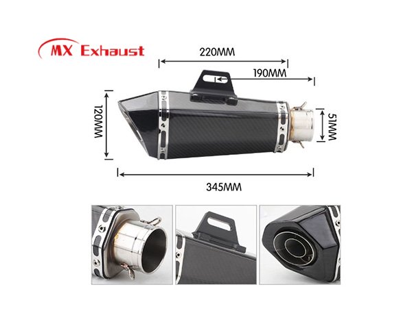 High-Quality Motorcycle Muffler Exhaust