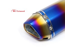 Durable Motorcycle Muffler with Smooth Surface