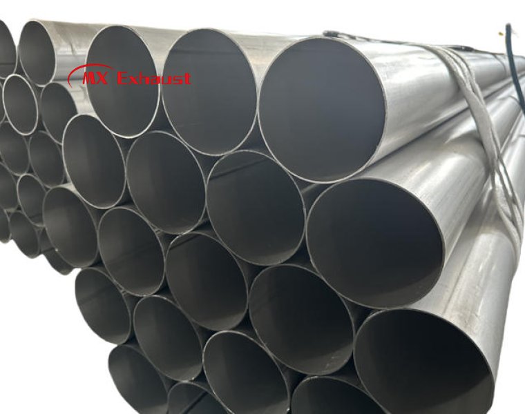 Tubo de escape de aço aluminizado de 5 polegadas para silenciador de escape