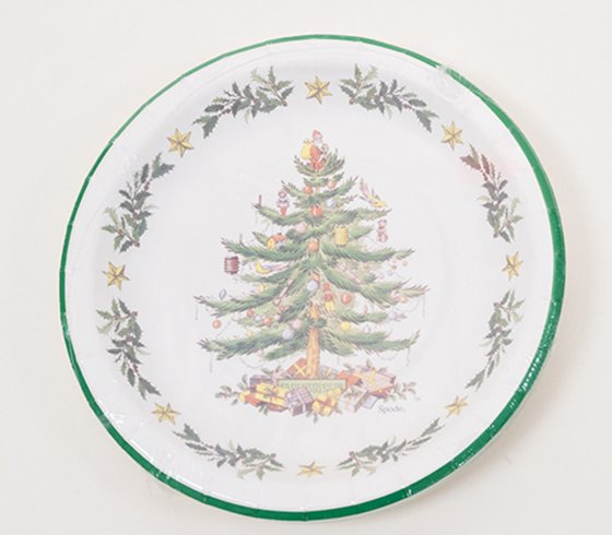 350g White Cardboard Custom Paper Plates