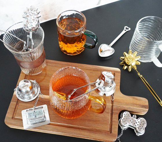 Glass/with Handle/Household Tea Brewing Cup Set