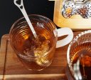 Borosilicate glass mug with tea infuser