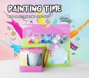 Painted Glass Cup