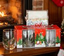 Oval Double-Walled Glass Mugs