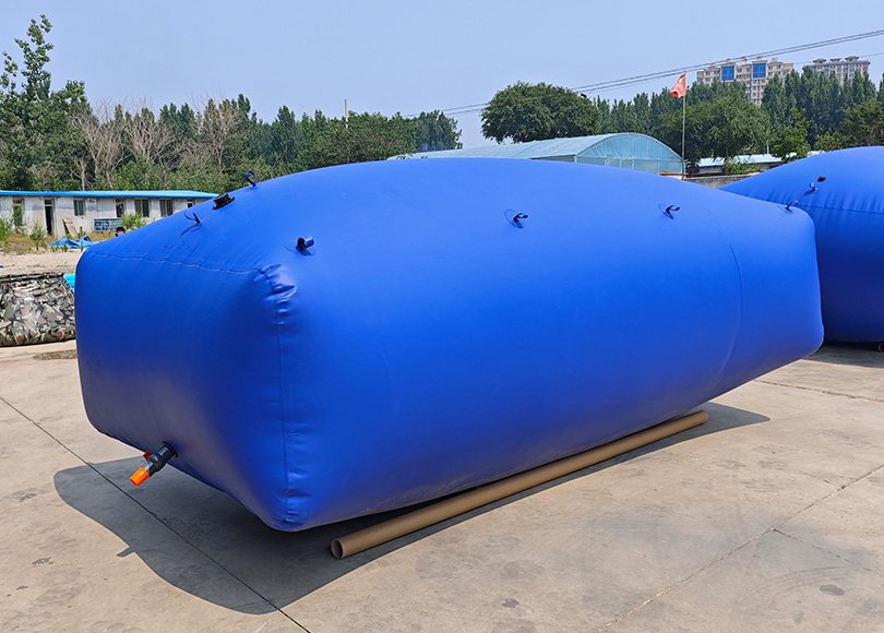 High-tenacity PVC fabric water storage tank