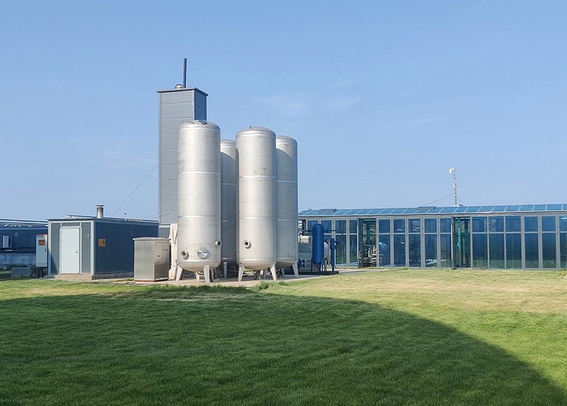 Modular biogas sulfur removal equipment