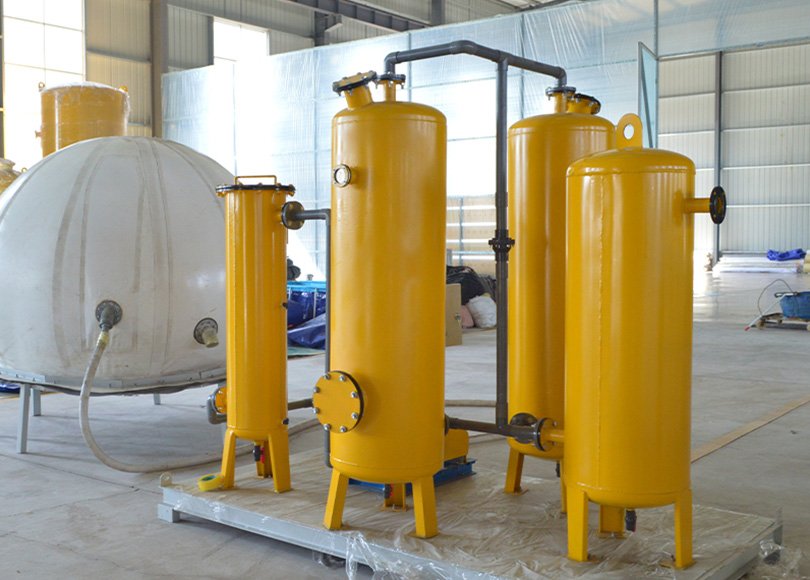 Stable operation skid-mounted desulfurization tower