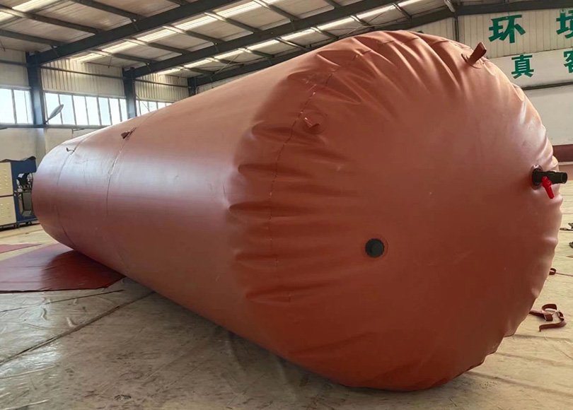 Durable Red Mud PVC biogas storage bag