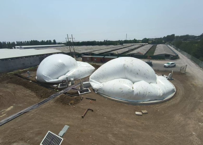 Double membrane gas storage