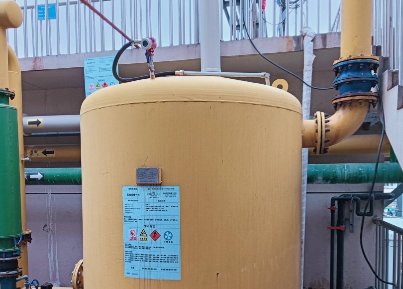 Biogas H2S removal system