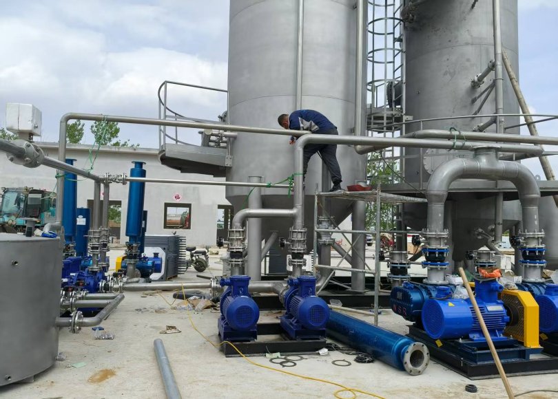 Large scale desulfurization system