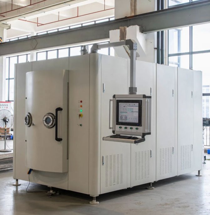 Electrophoretic coating machine, vacuum electroplating machine