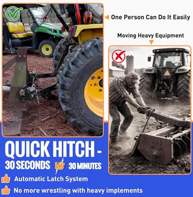 Side-moving lifting attachment